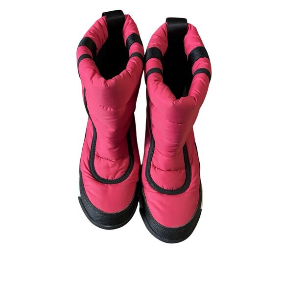 Sorel Other - Sorel Youth Flurry Snow Boots Girls Size 3 Pink Black Waterproof Winter